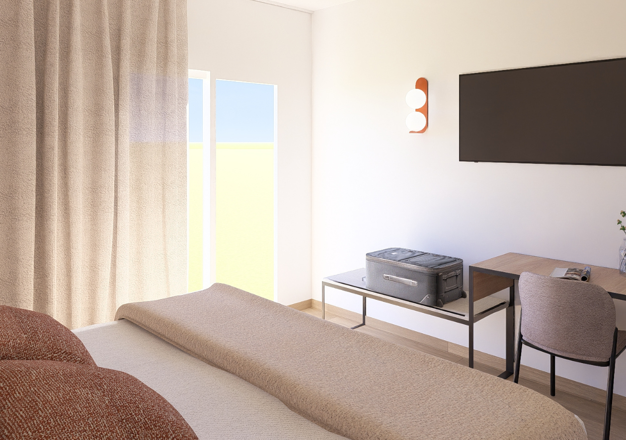 Triple room with terrace